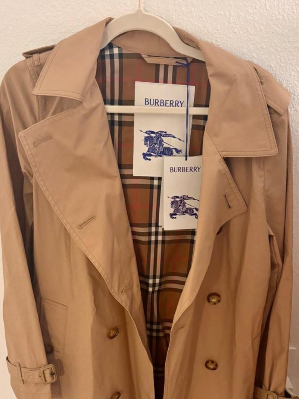 Burberry Telford Trench Coat – Archive Beige – Size 10 – New With Tags